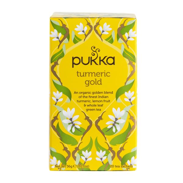 Turmeric Gold Tea Pukka 20 breve økologisk