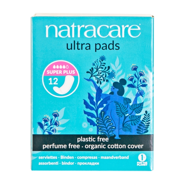 Ultra Pads Super Plus Natracare 12 stk