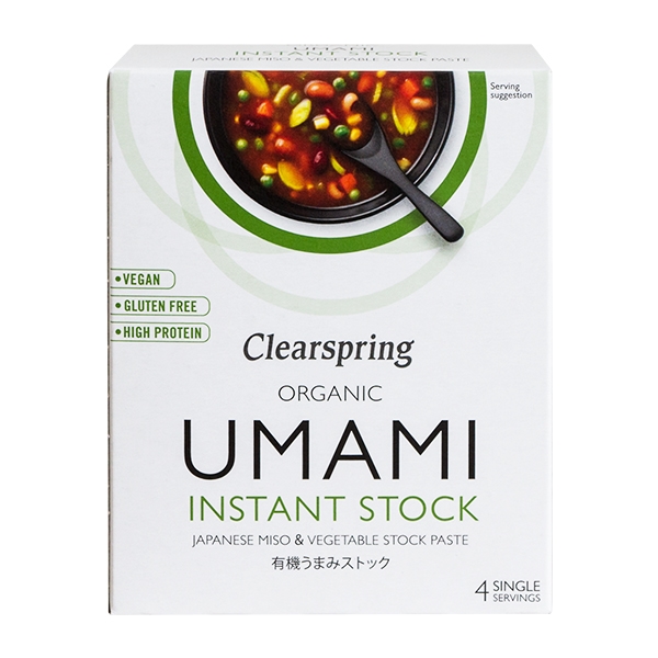 Umami Instant Stock Clearspring 4 x 28 g økologisk