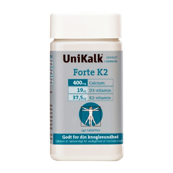 UniKalk Forte K2 140 tabletter