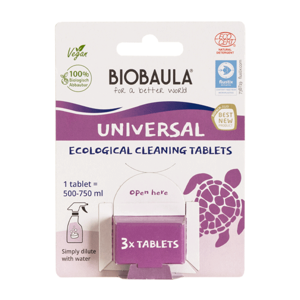 Universal Rengøring BioBaula 3 tabletter økologisk