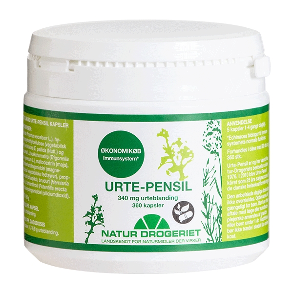 Urte-Pensil 360 vegetabilske kapsler