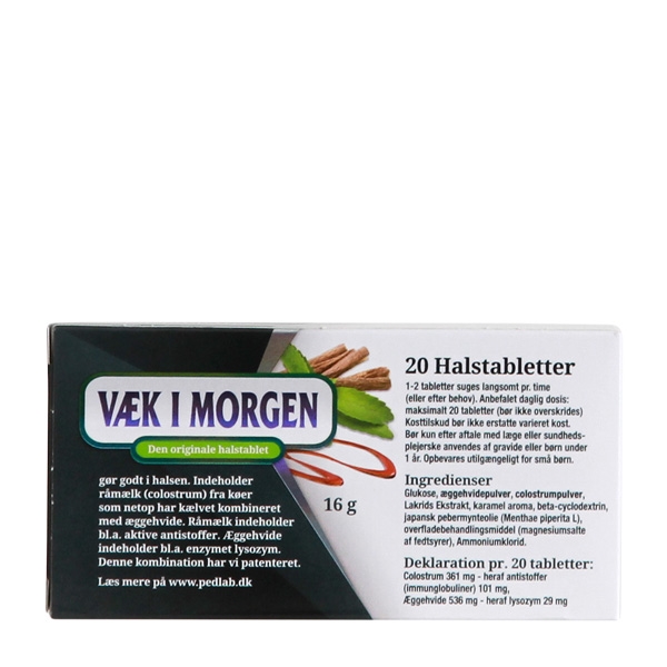 Væk i Morgen Lakrids Karamel 20 tabletter