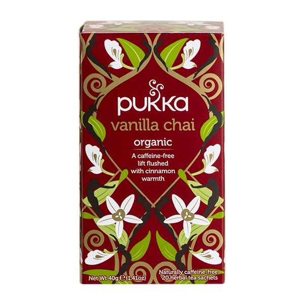 Vanilla Chai Pukka 20 breve økologisk