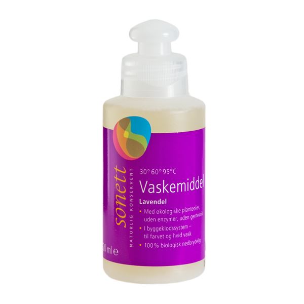 Vaskemiddel Lavendel Sonett 120 ml økologisk