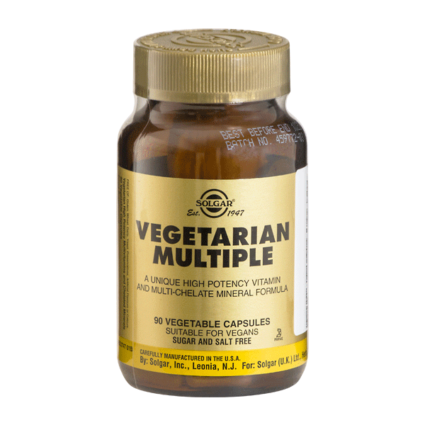 Vegetarian Multiple Solgar 90 kapsler