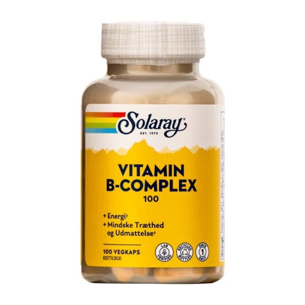 Vitamin B-Complex 100 Solaray 100 Vegkaps