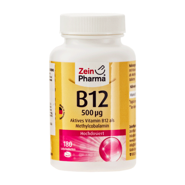 Vitamin B12 500 mcg ZeinPharma 180 sugetabletter