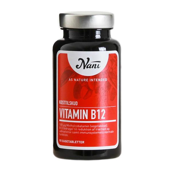Vitamin B12 Nani 90 sugetabletter