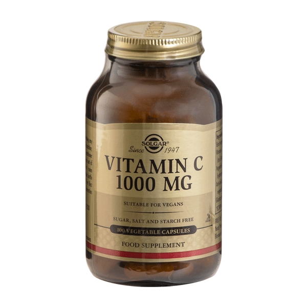 Vitamin C 1000 mg Solgar 100 vegetabilske kapsler