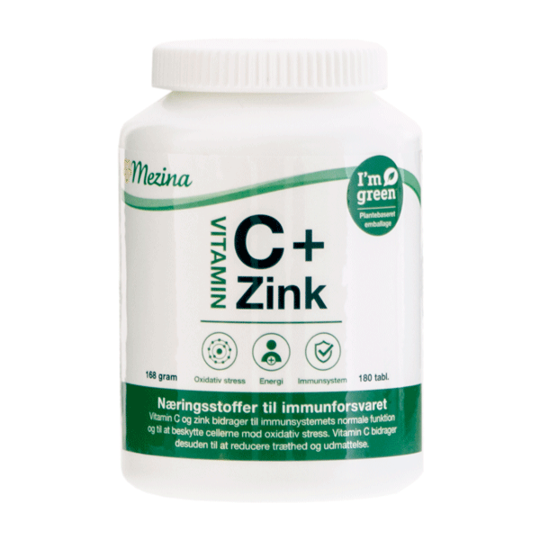 Vitamin C+Zink 180 tabletter