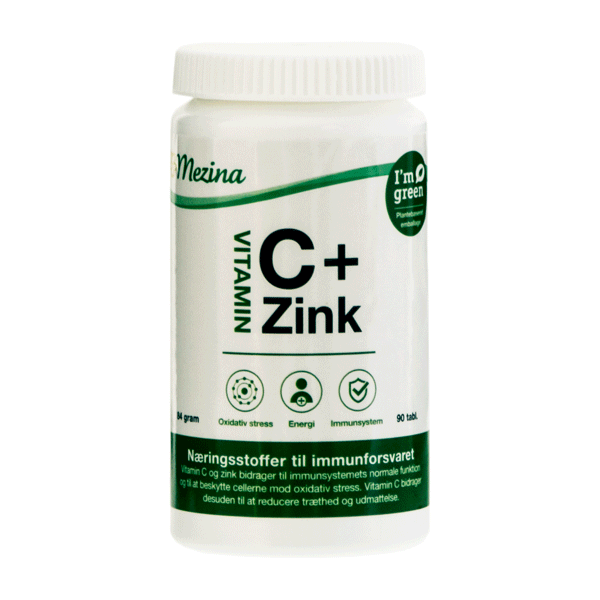 Vitamin C+Zink 90 tabletter