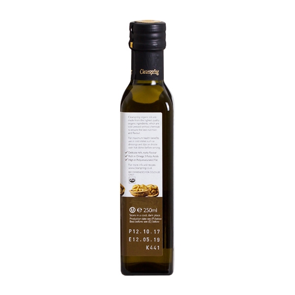 Walnut Oil Toasted Clearspring 250 ml økologisk