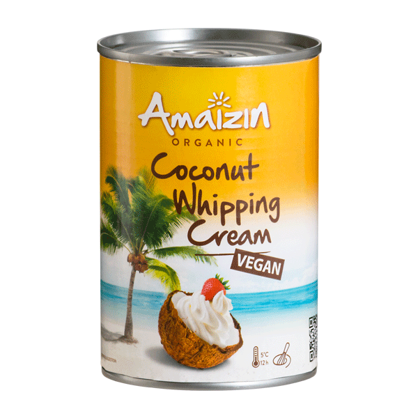 Whipping Cream Coconut Amaizin 400 ml økologisk