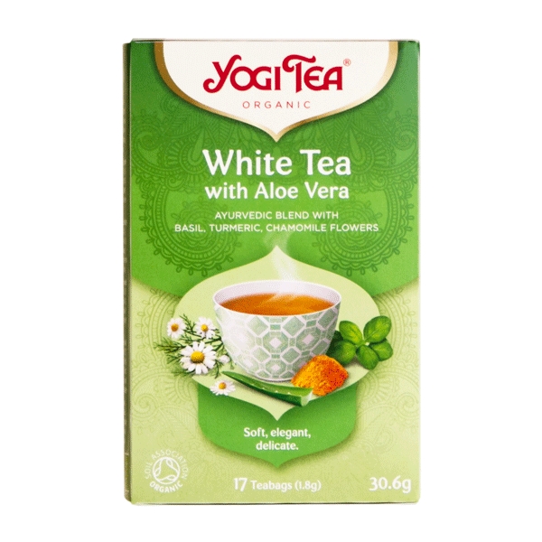White Tea with Aloe Vera Yogi 17 breve økologisk