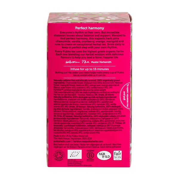 Womankind Pukka 20 breve økologisk