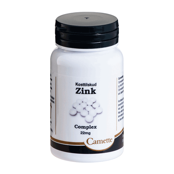 Zink Complex 22 mg Camette 120 tabletter