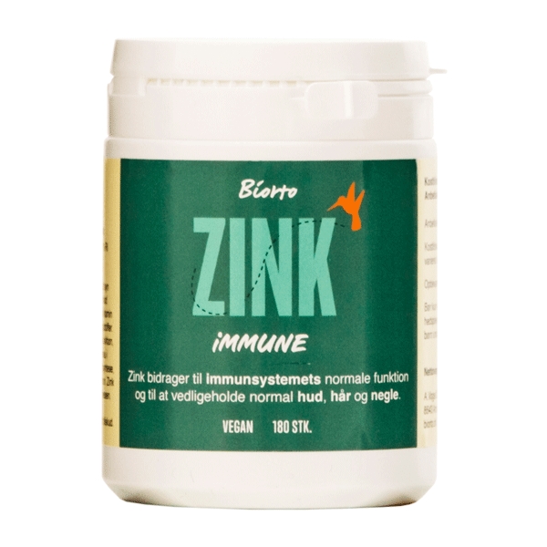 Zink Immune BiOrto 180 vegetabilske kapsler