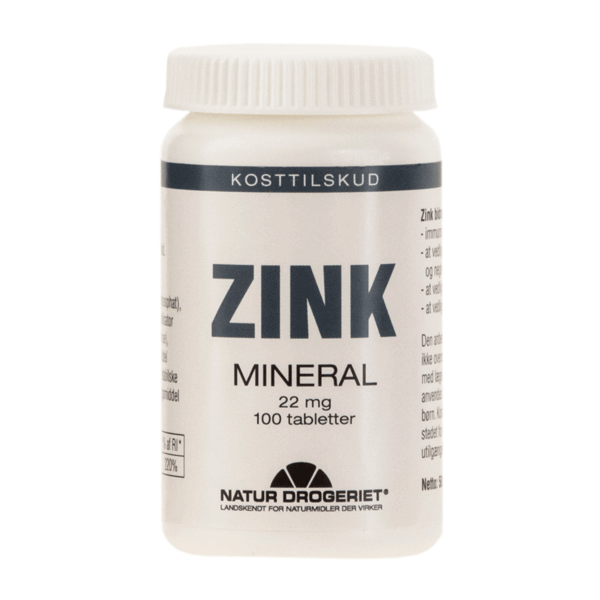 Zink Mineral 22 mg 100 tabletter