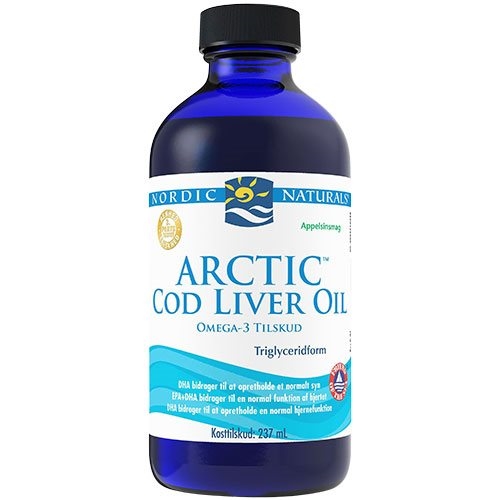 Arctic Cod Liver Oil, appelsinsmag 237 ml