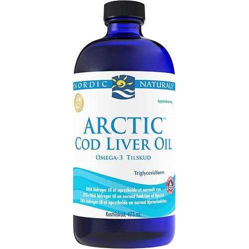 Arctic Cod Liver Oil, appelsinsmag 473 ml