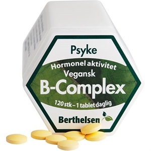 B-Complex Vegetabilsk Berthelsen 120 tabletter