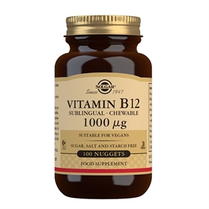 B12 Vitamin Solgar 1000 mcg 100 tyggetabletter
