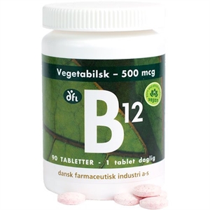 B12 Vitamin 500 mcg 90 tabletter