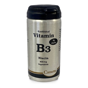 B3 Vitamin 400 mg Niacin Camette 90 tabletter
