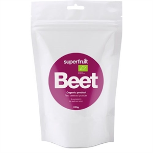 Rødbede Pulver Beet Superfruit 250 g økologisk