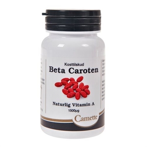 Beta Caroten Camette 100 kapsler