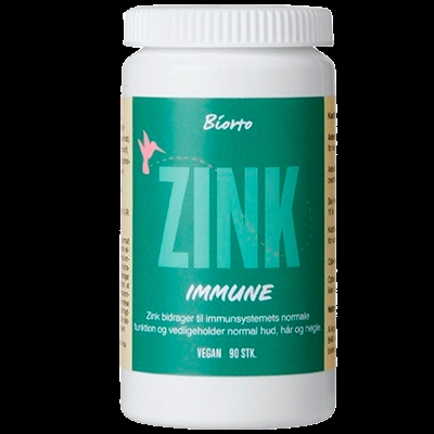 Zink Immune 18 mg BiOrto 90 vegetabilske kapsler