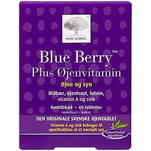 Blue Berry Plus Øjenvitamin 60 tabletter