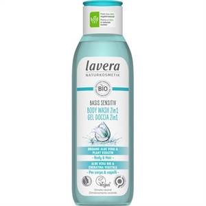 Lavera Body Wash 2in1 Basis Sensitiv 250 ml