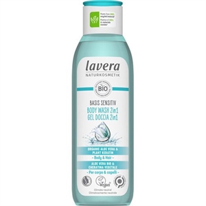 Body Wash 2in1 Basis Sensitiv Lavera 250 ml