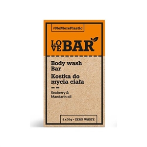 Body peeling Bar m. Kaffe & Appelsin olie