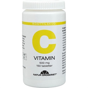 C Vitamin 500 mg Syreneutral 150 tabletter