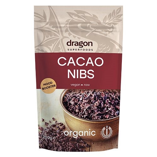 Cacao Nibs Dragon 200 g økologisk