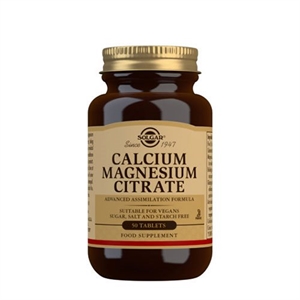 Calcium Magnesium Citrate Solgar 50 tabletter