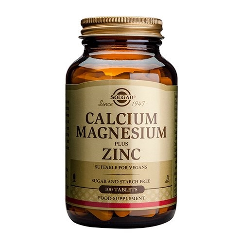 Calcium Magnesium Plus Zinc Solgar 100 tabletter