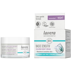 Lavera Calming Night Cream Basis Sensitive 50 ml