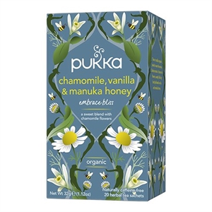 Chamomile, Vanilla & Manuka Pukka 20 breve økologisk