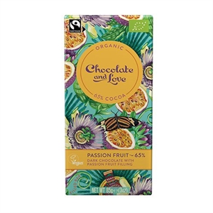 Chokolade med passionsfrugt fyld Ø