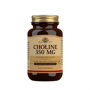 Choline 350 mg Solgar 100 vegetabilske kapsler