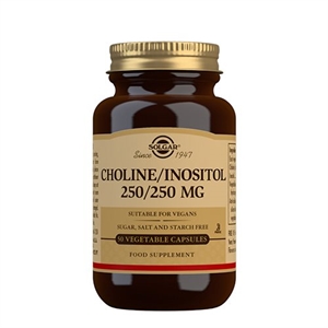 Choline/Inositol 250/250 mg Solgar 50 kapsler