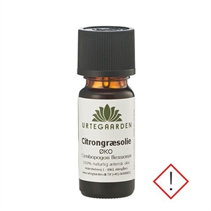 Citrongræsolie æterisk olie 10 ml økologisk
