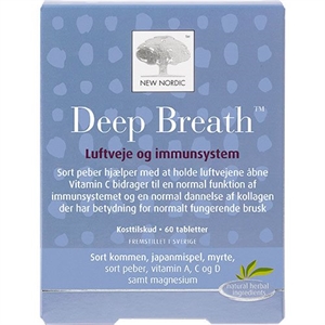 Deep Breath Luftveje og Immunsystem 60 tabletter