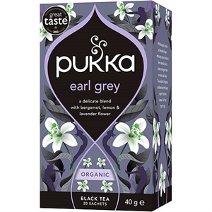 Gorgeous Earl Grey Fairtrade Pukka 20 breve øko