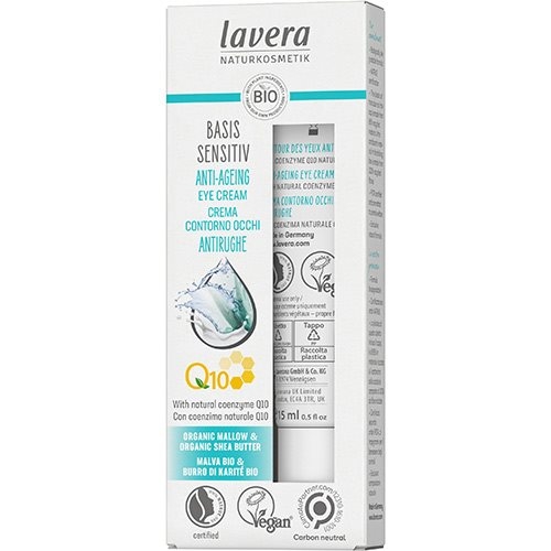 Eye Cream Anti-Ageing Basis Sensitiv Lavera 15 ml