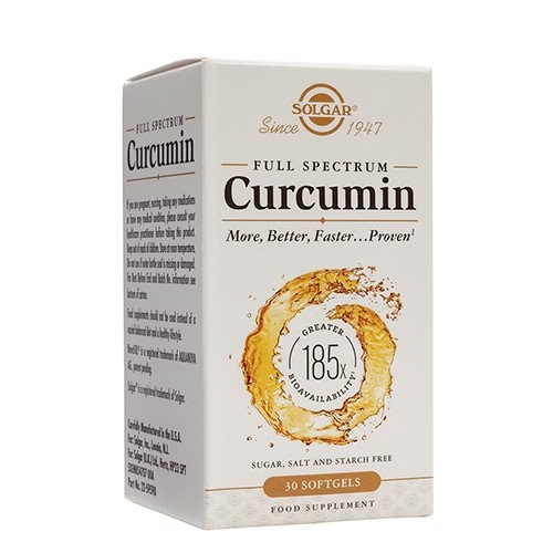 Curcumin Full Spectrum Solgar 30 softgels